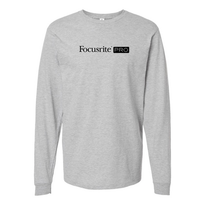 Men's Focusrite Logo Cotton Long Sleeve T-Shirt