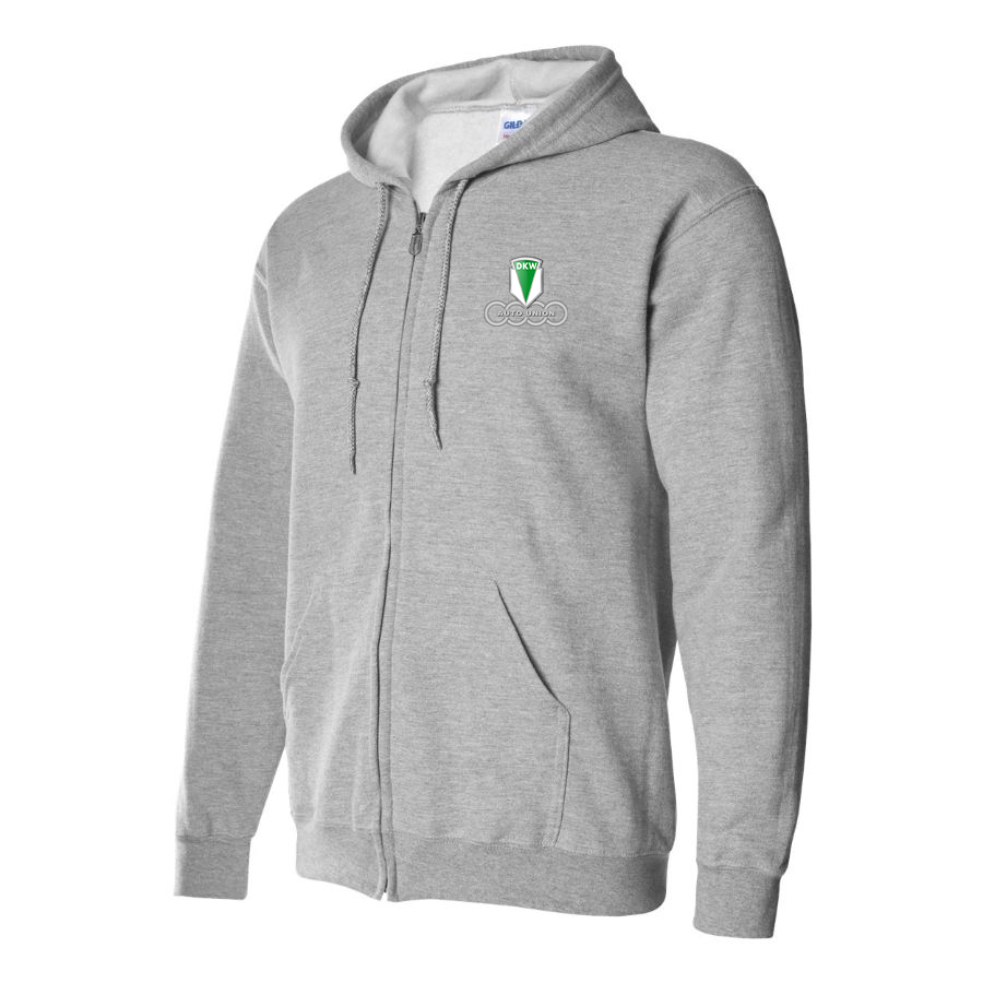 Men's DKW Logo Zipper Hoodie