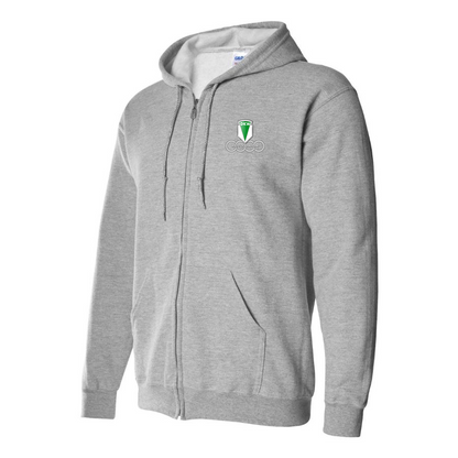 Men's DKW Logo Zipper Hoodie