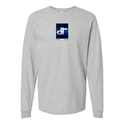 Men's DR Automobiles Logo Cotton Long Sleeve T-Shirt