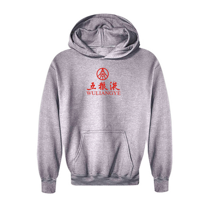 Youth Wuliangye Logo Pullover Hoodie