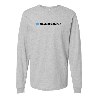 Men's Blaupunkt Logo Cotton Long Sleeve T-Shirt