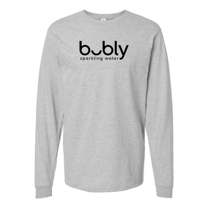 Men's Bubly Logo Cotton Long Sleeve T-Shirt