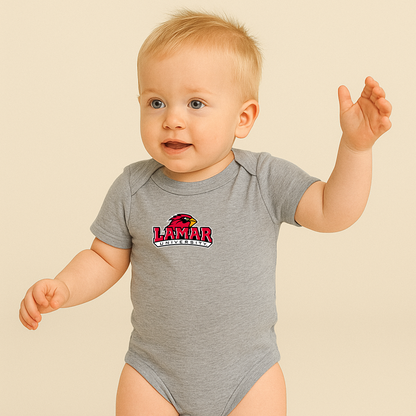 Lamar Cardinals Logo Baby Romper Onesie