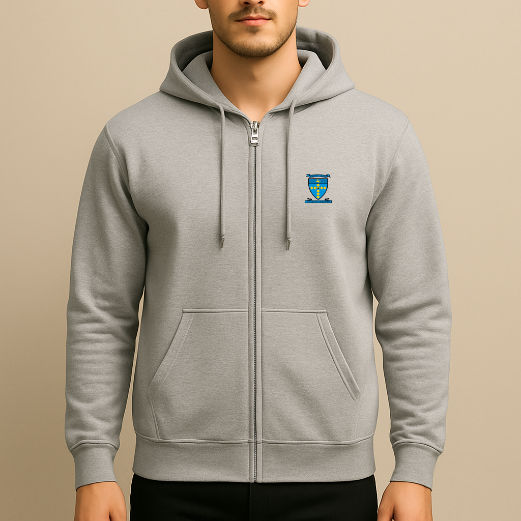 Men's Killester College Logo  Zipper Hoodie