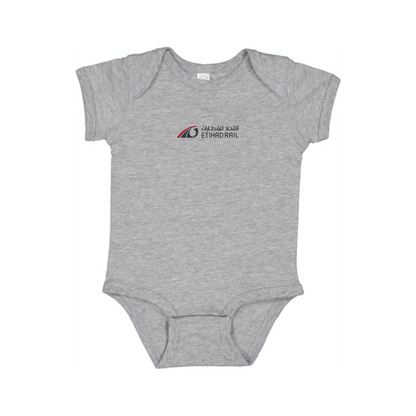 Etihad Rail  Logo Baby Onesie Romper