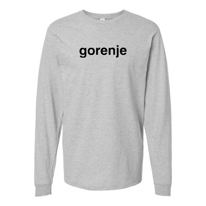 Men's Gorenje Logo Cotton Long Sleeve T-Shirt