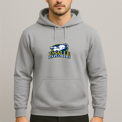 Men's La Salle Explorers Logo Pullover Hoodie
