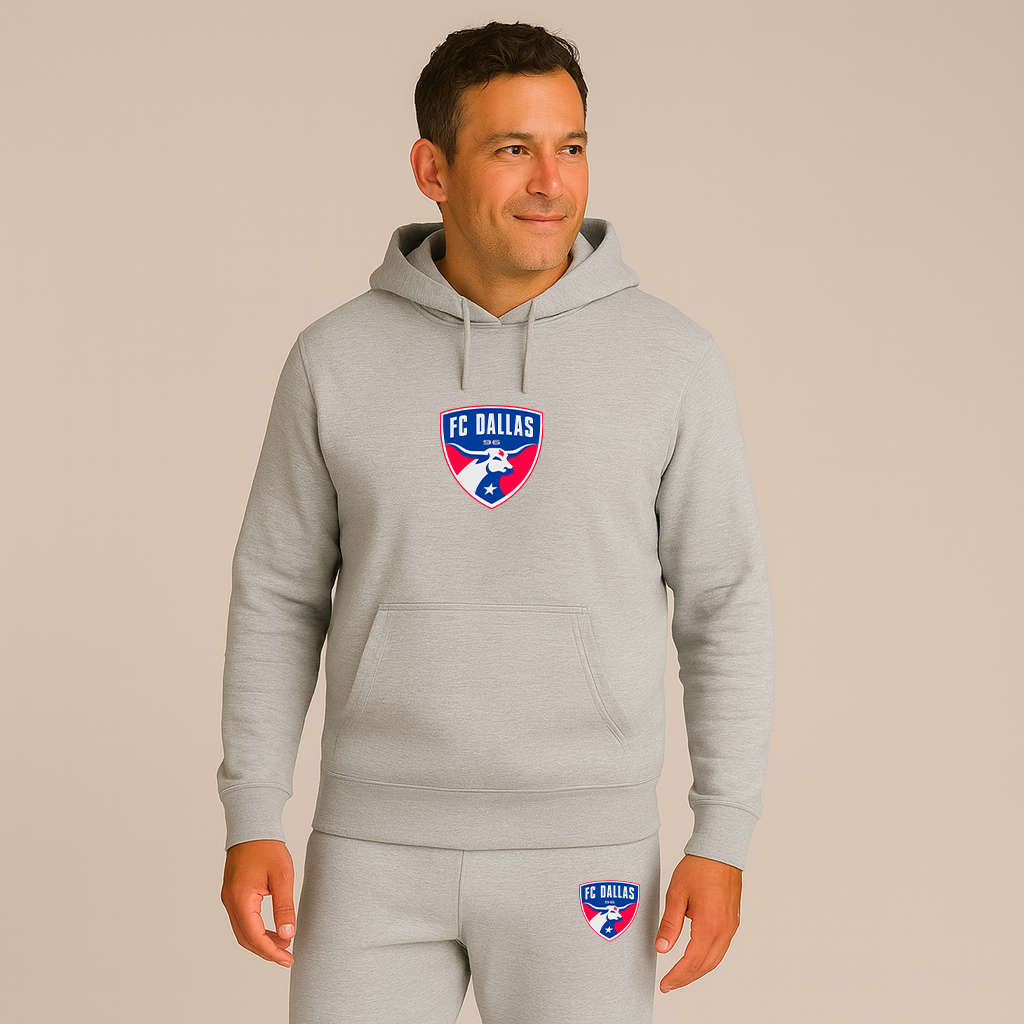 Men's FC Dallas Soccer Logo Hoodie Joggers Set
