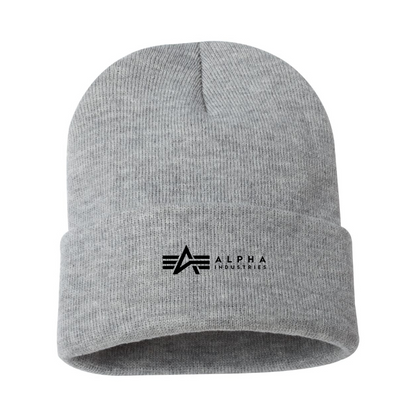 Alpha Industries Logo Beanie Hat