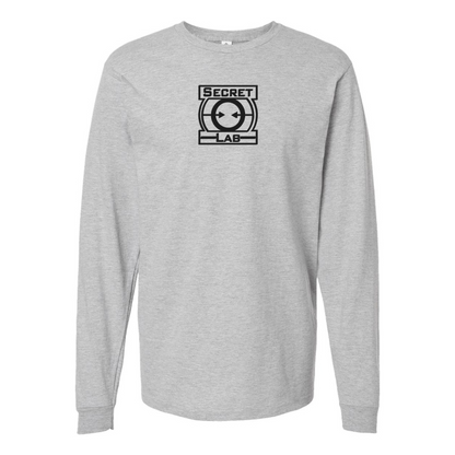 Men's Secret Lab Symbol Logo Cotton Long Sleeve T-Shirt