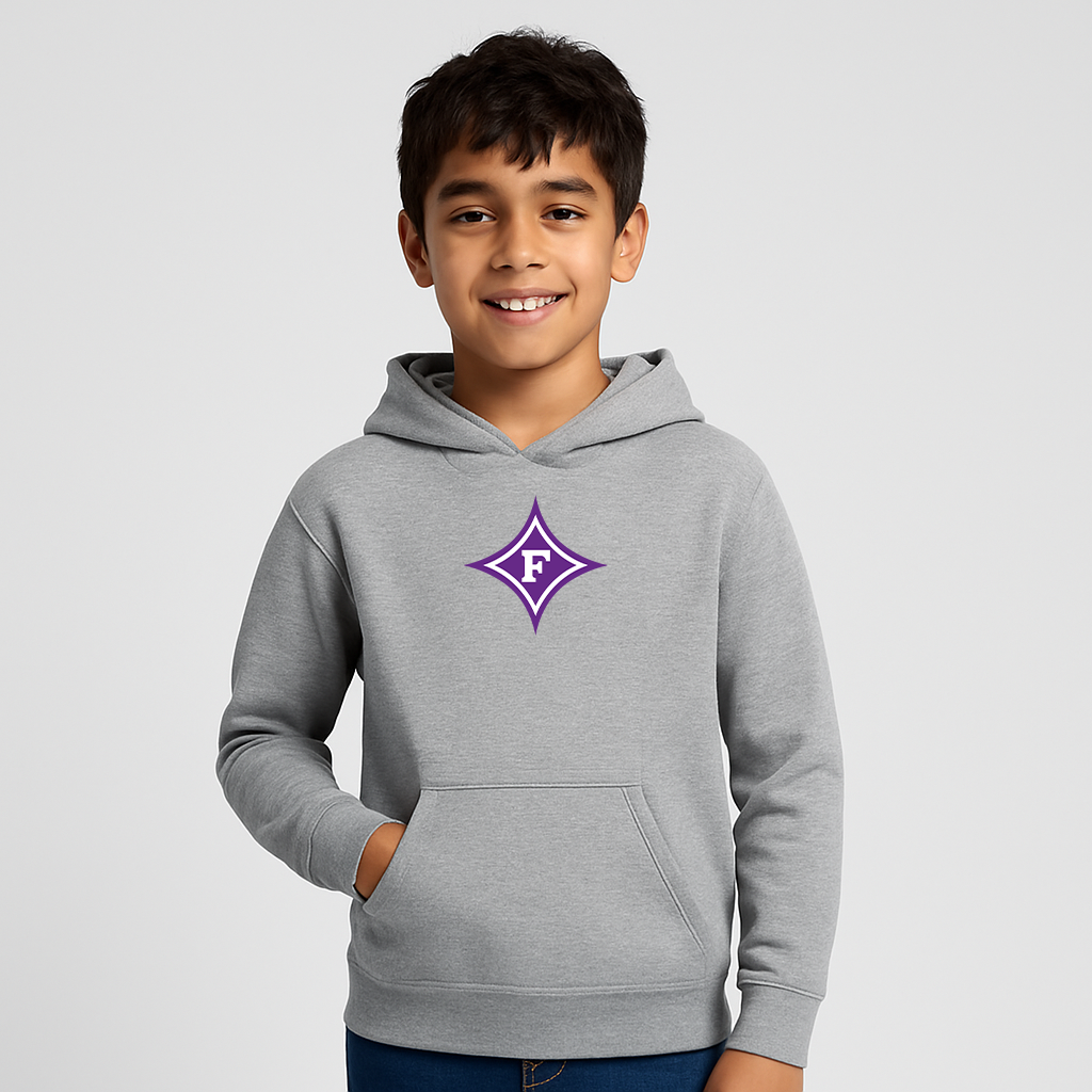 Youth Furman Paladins Logo Pullover Hoodie