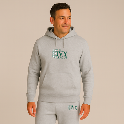Men's Ivy League Logo Hoodie Joggers Set