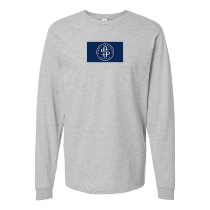 Men's Simply Southern Logo Cotton Long Sleeve T-Shirt