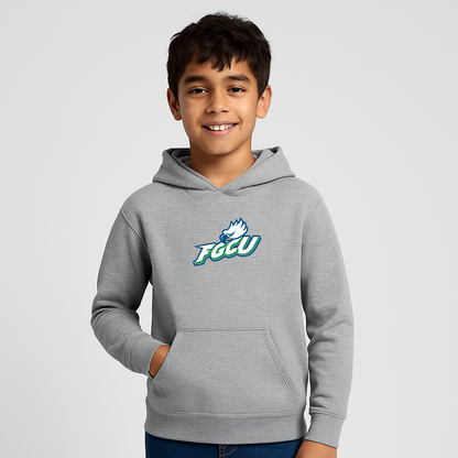 Youth Florida Gulf Coast Eagles Logo Pullover Hoodie