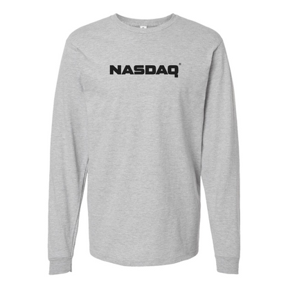 Men's Nasdaq Logo Cotton Long Sleeve T-Shirt