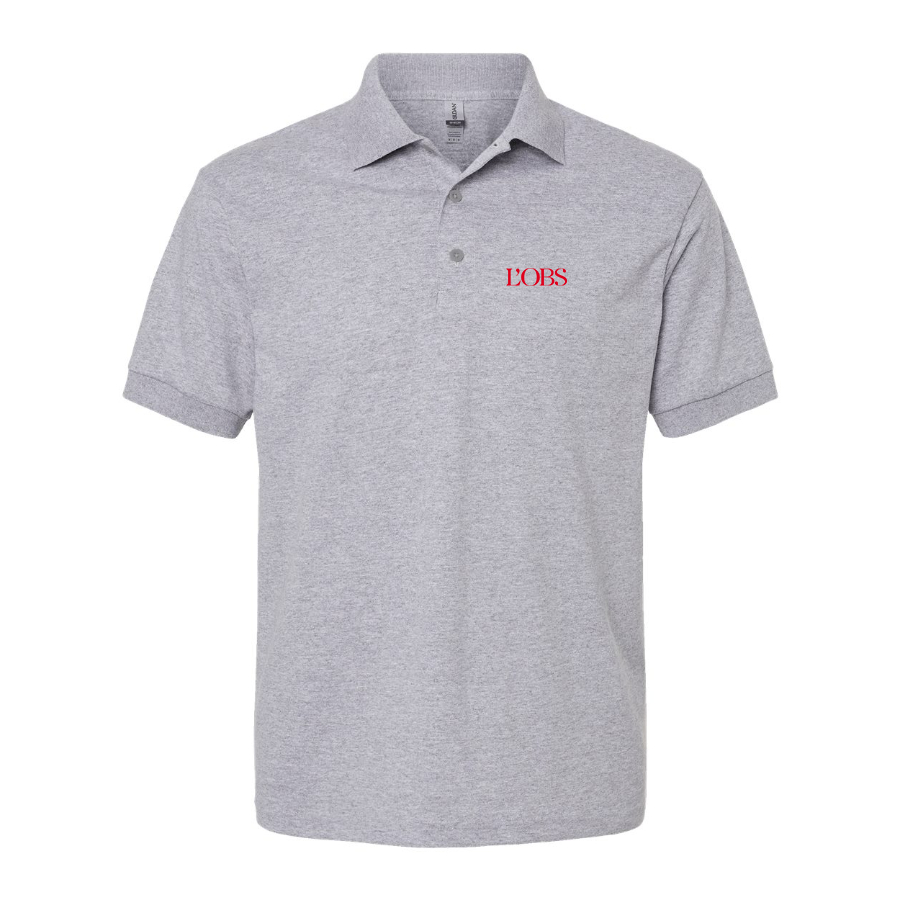 Men's L'OBS Logo Dry Blend Polo