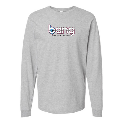 Men's Bang Energy Logo Cotton Long Sleeve T-Shirt