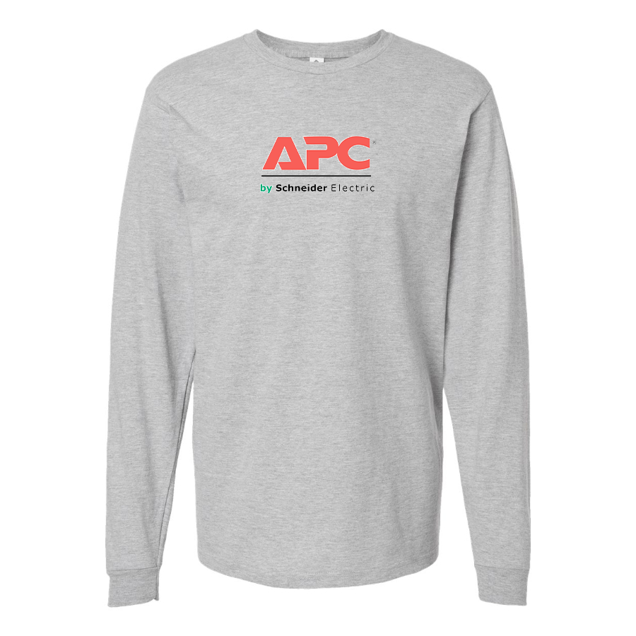 Men's APC  Logo Cotton Long Sleeve T-Shirt