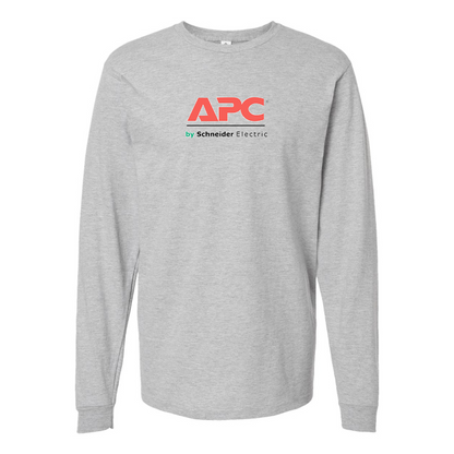 Men's APC  Logo Cotton Long Sleeve T-Shirt