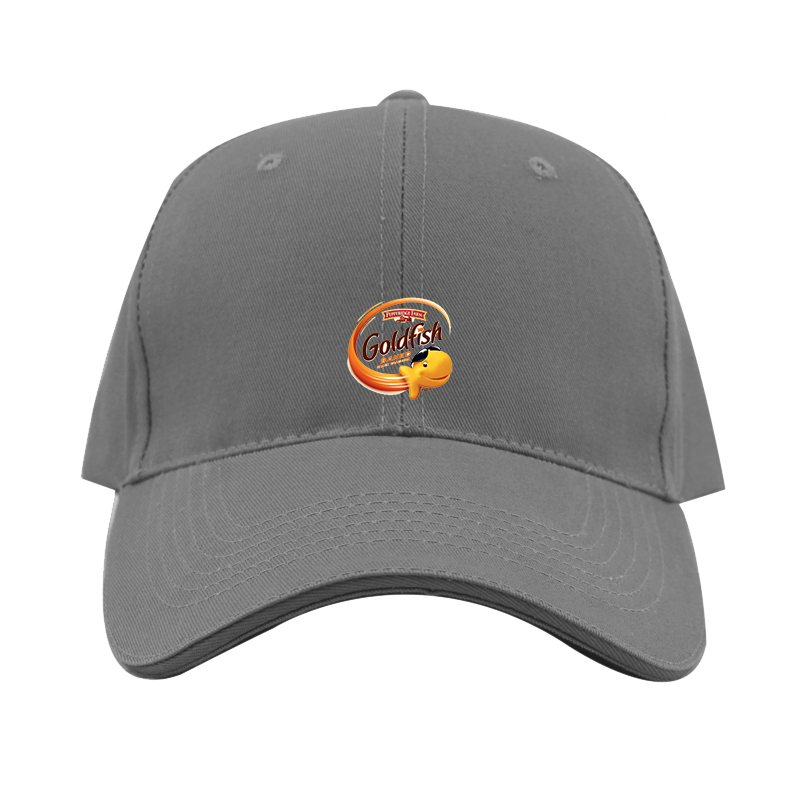 Goldfish Logo  Dad Baseball Cap Hat