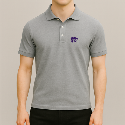 Men's Kansas State Wildcats Logo Dry Blend Polo