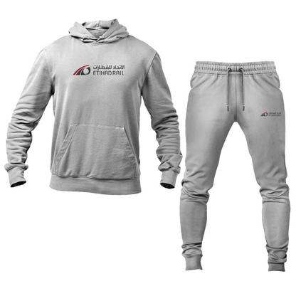 Men's Etihad Rail Logo Hoodie Joggers Set