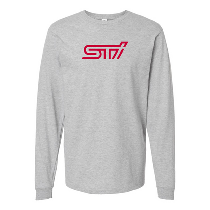 Men's STI Logo Cotton Long Sleeve T-Shirt