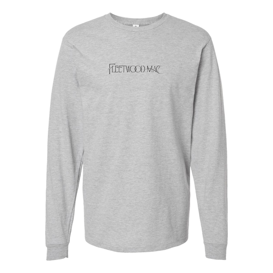 Men's Fleetwood Mac  Logo Cotton Long Sleeve T-Shirt
