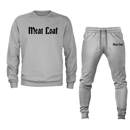 Men's Meat Loaf Crewneck Sweatshirt Joggers Suit