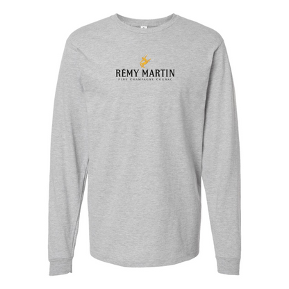Men's Rémy Martin Logo Cotton Long Sleeve T-Shirt