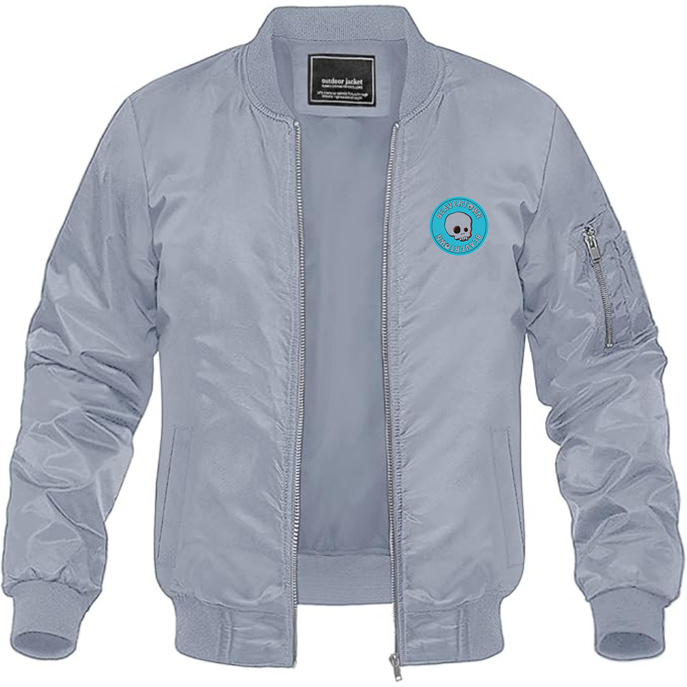 Men's Beavertown Brewery Logo Lightweight Bomber Jacket Windbreaker Softshell Varsity Jacket Coat