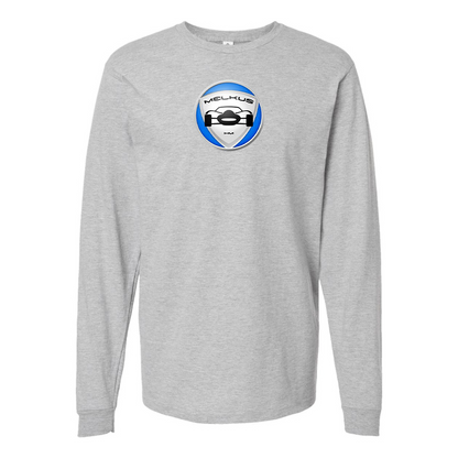 Men's Melkus Logo Cotton Long Sleeve T-Shirt
