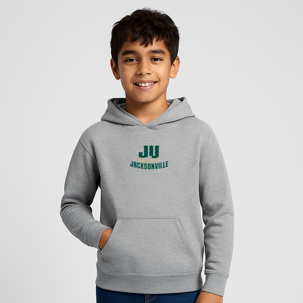 Youth Jacksonville Dolphins Logo Pullover Hoodie