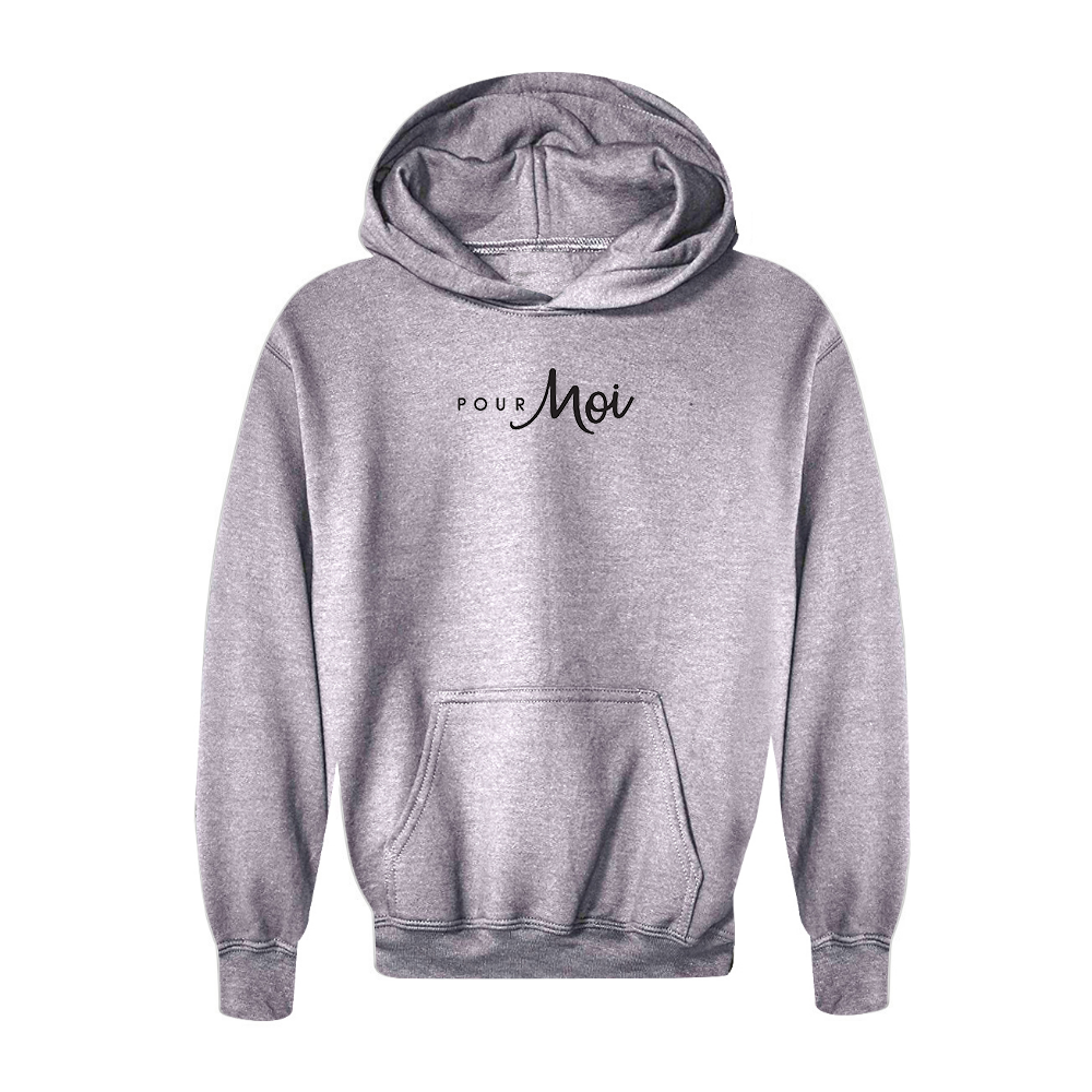 Youth  Pour Moi Logo  Pullover Hoodie