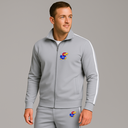 Men's Kansas Jayhawks Logo Dri-Fit TrackSuit