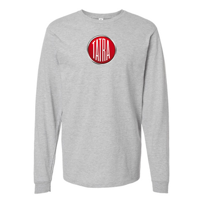 Men's Tatra Logo Cotton Long Sleeve T-Shirt