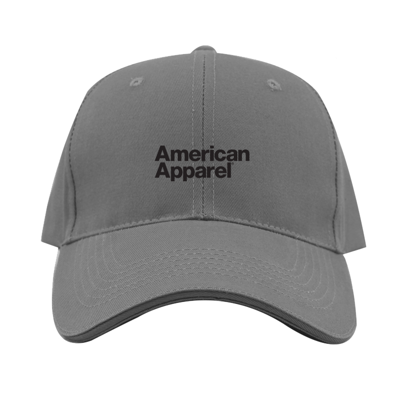 American Apparel  Logo  Dad Baseball Cap Hat