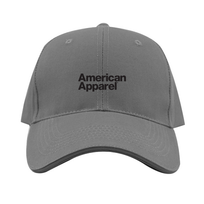 American Apparel  Logo  Dad Baseball Cap Hat
