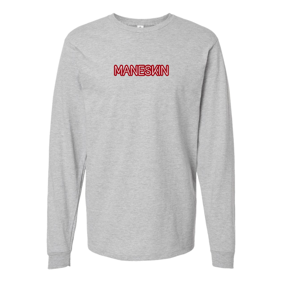 Youth Maneskin Red Neon Letter Logo Long sleeves