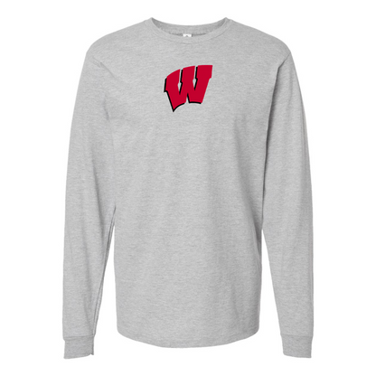 Youth Wisconsin Badgers Logo Long sleeves