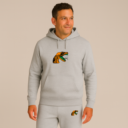 Men's Florida AM Rattlers Logo Hoodie Joggers Set