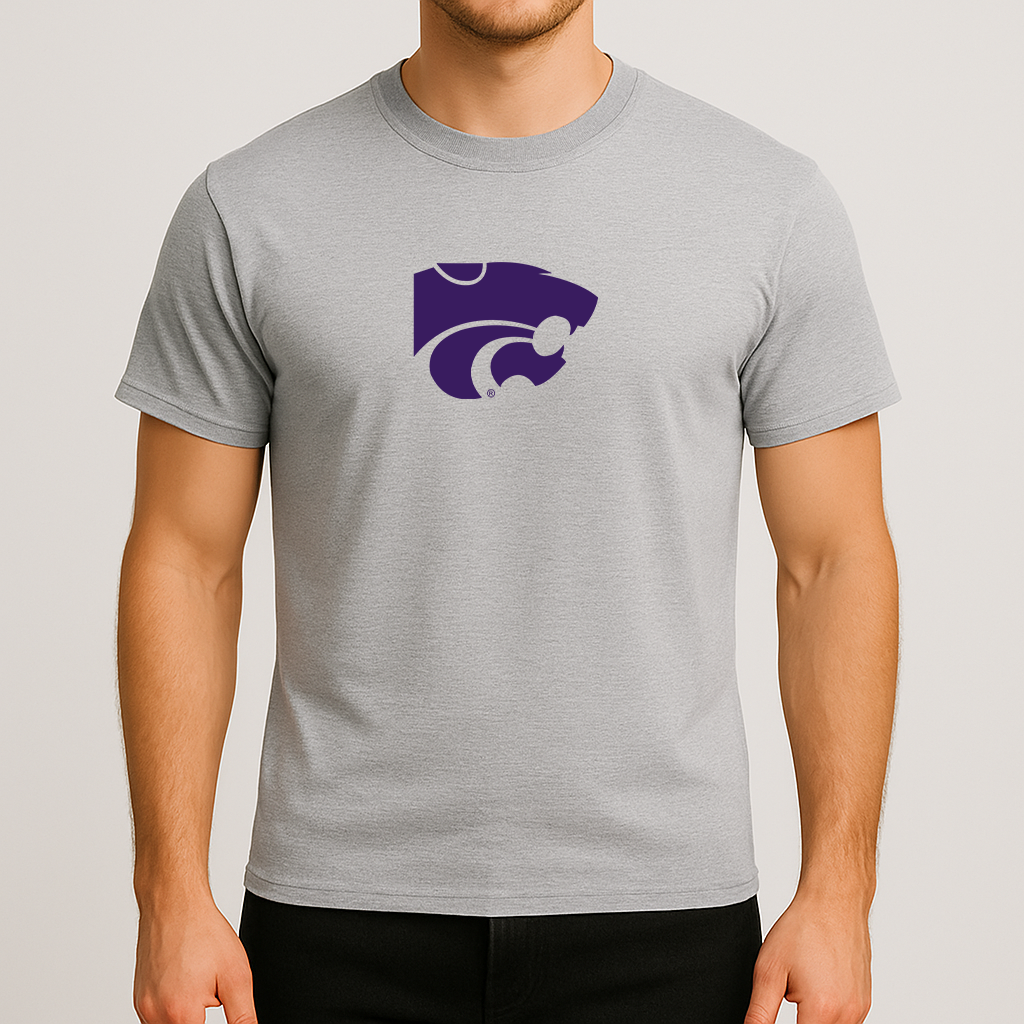Men's Kansas State Wildcats Logo Cotton T-Shirt