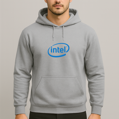 Men's Intel Logo Pullover Hoodie