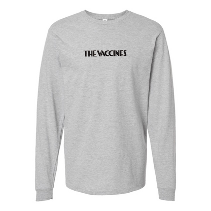 Men's The Vaccines Logo Cotton Long Sleeve T-Shirt