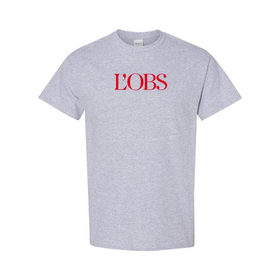 Men's L'OBS Logo Cotton T-Shirt