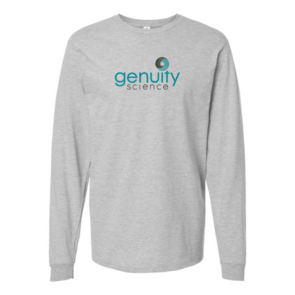 Men's Genuity Science  Logo Cotton Long Sleeve T-Shirt