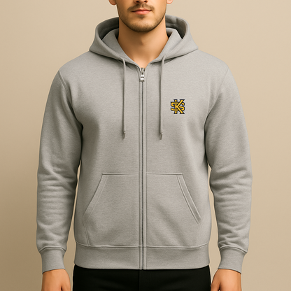 Men's Kennesaw State Owls Logo Zipper Hoodie