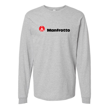 Men's Manfrotto Logo Cotton Long Sleeve T-Shirt