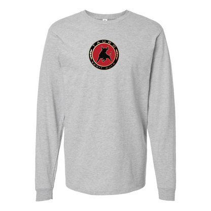 Men's Tauro Sport Auto Logo Cotton Long Sleeve T-Shirt